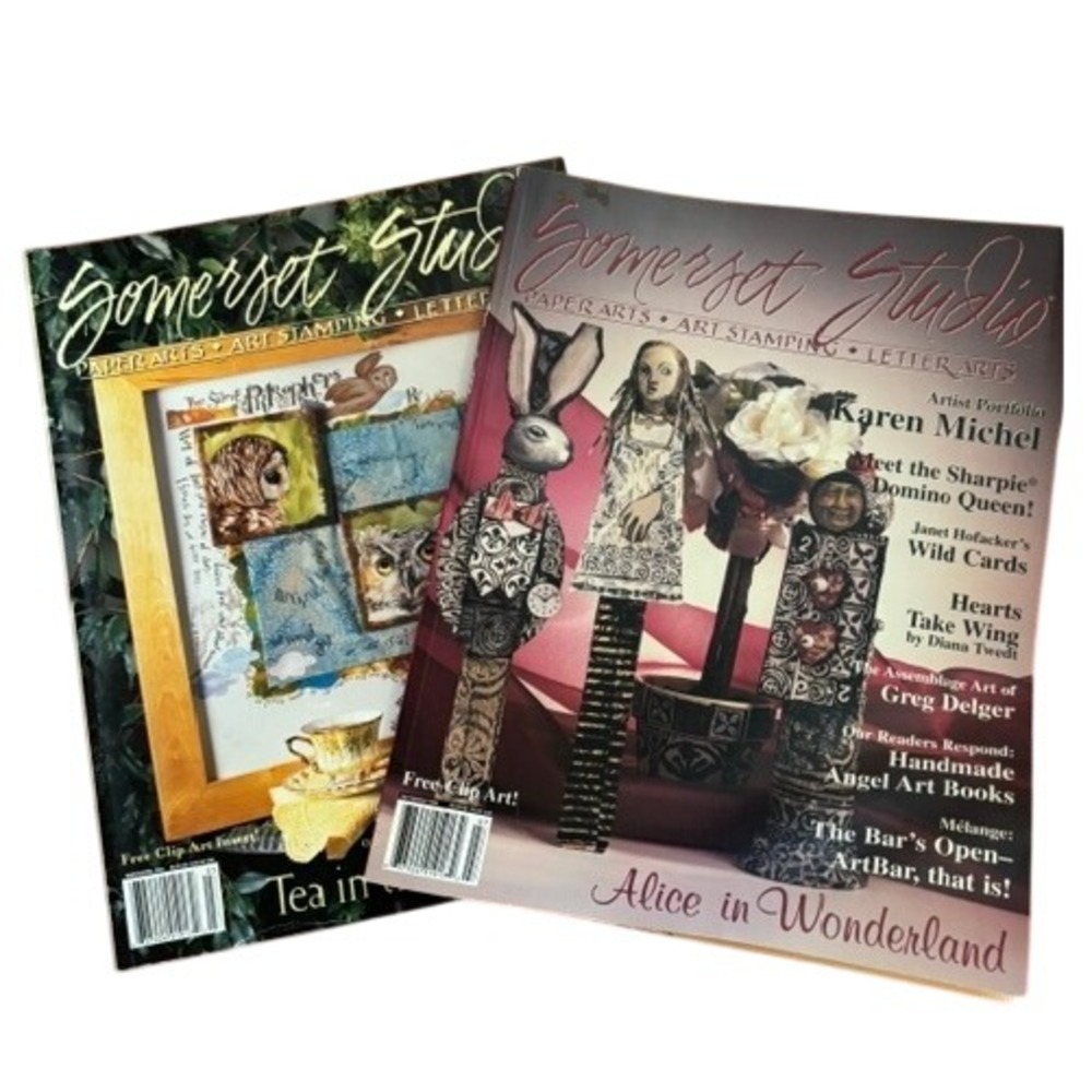 Somerset Studio Magazine 2003 Bundle Tea Secret Garden Alice Wonderland